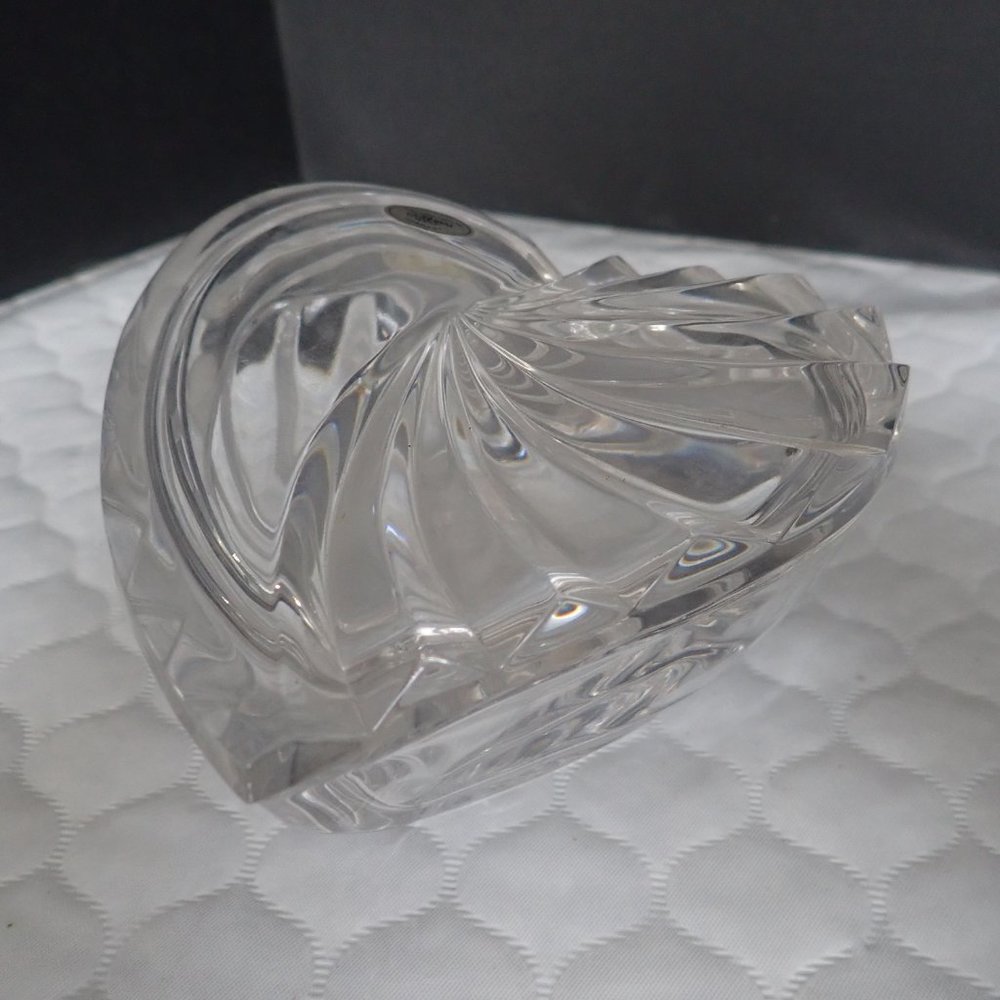 Gorham Lead Crystal Heart Shaped Potpourri / Vanit